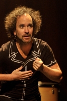 David Sire en répétition du spectacle "Bidulosophie", Théâtre Paul Eluard, Choisy-le-Roi, 04.10.2013